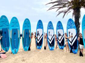 Alicante Clase de Paddle Surf con instructor en Surfing Denia