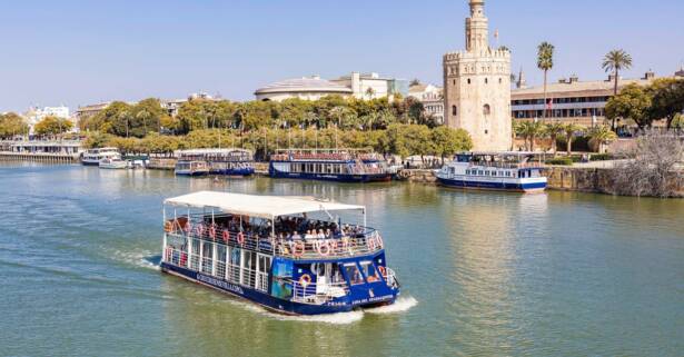 Sevilla Crucero por el río Guadalquivir para 1 adulto o 1 adulto y 1 niño