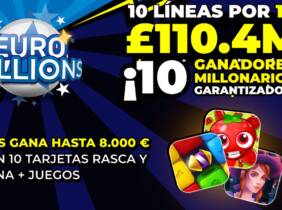 National Deal 10 o 20 líneas de Euromillones y opción a 5 juegos o 3