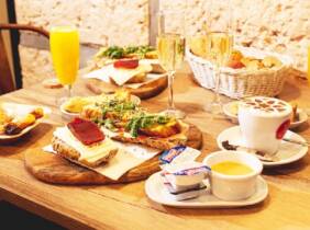 Tenerife Brunch con cava para 2 o 4 con platos salados