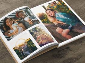 A Coruña 1 o 2 fotolibros personalizables en tamaño A5 con hasta 200 páginas