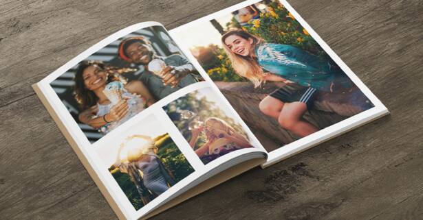 A Coruña 1 o 2 fotolibros personalizables en tamaño A5 con hasta 200 páginas