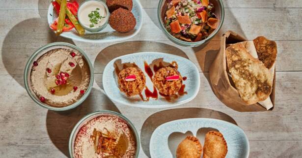 Valencia Degustación de cocina libanesa con menú de 8 pasos para 2 o 4