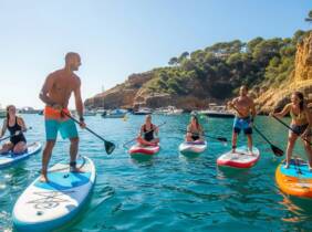 Tarragona Tour de paddle surf por la costa de Cap Salou para 1 o 2 personas