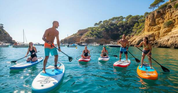 Tarragona Tour de paddle surf por la costa de Cap Salou para 1 o 2 personas