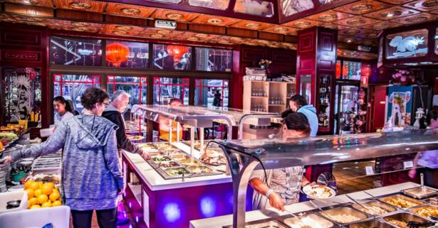 Las Palmas Buffet libre asiático para 2 o 4 personas con más de 60 platos
