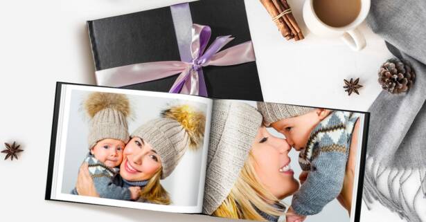 National Deal Álbum de fotos personalizado A4 con tapa de cuero y hasta 100 páginas