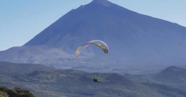 Tenerife Vuelo en parapente en el Teide