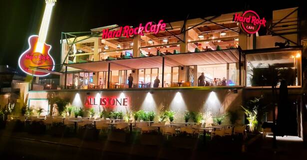 Las Palmas Menú Hard Rock Café clásico o premium para 2 o 4 personas con bebida
