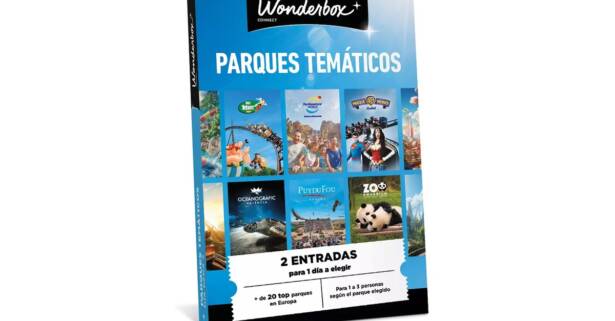 National Deal Hasta 3 entradas para tu parque temático favorito con Wonderbox