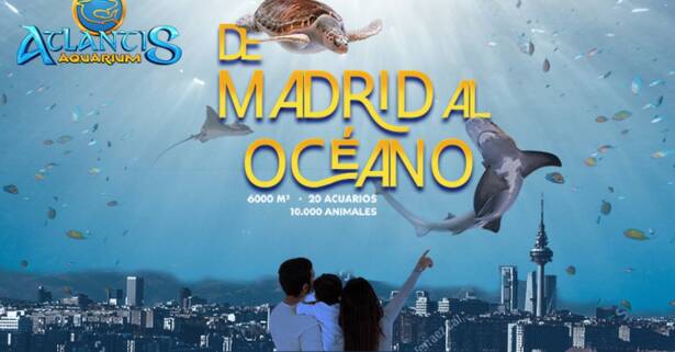 National Deal ¡Descubre la magia del océano en Atlantis Aquarium Madrid!